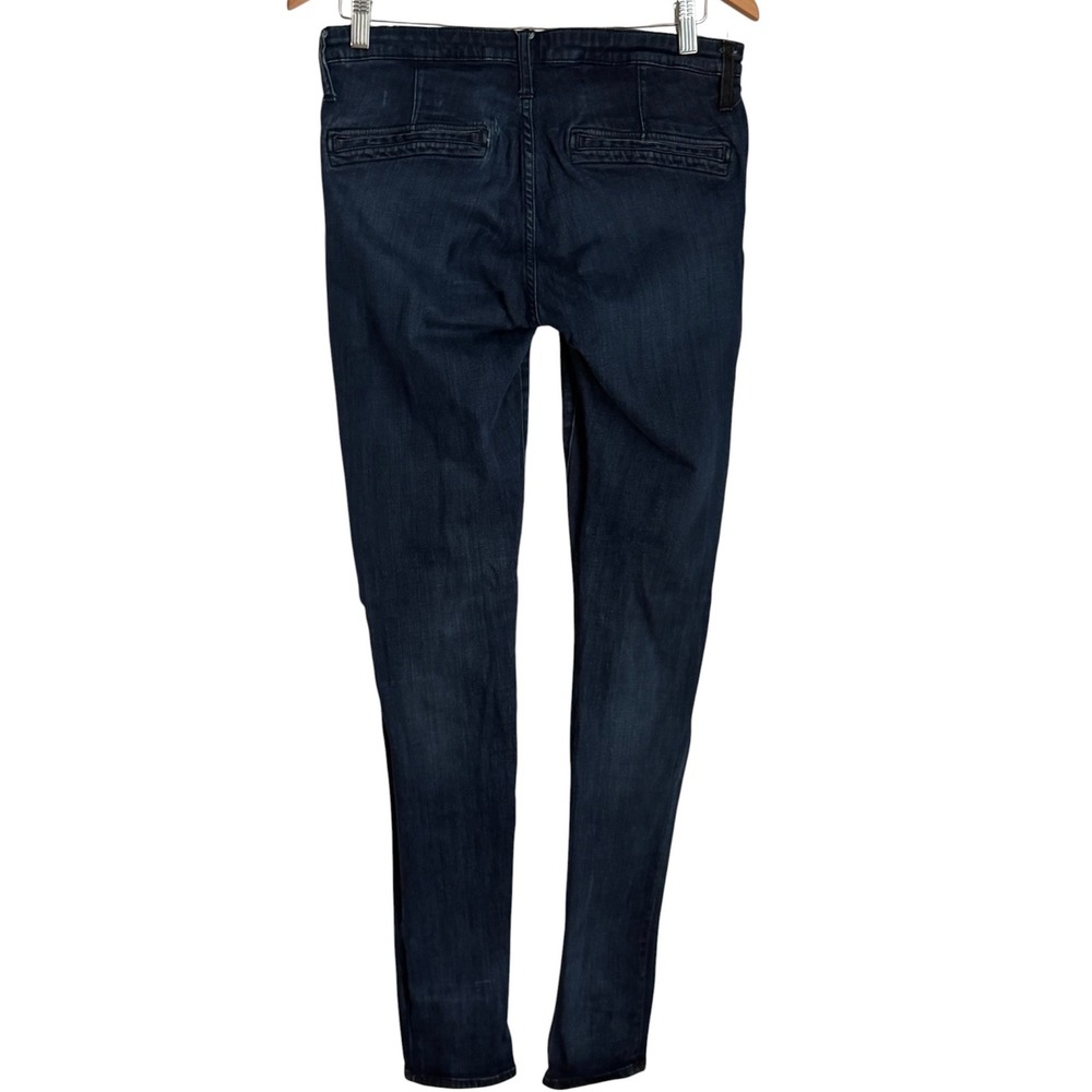 Helmut Lang Dark Vintage Skinny Jeans Womens Size 31 Denim Minimalist Chic - Picture 6 of 13
